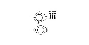 HJS 82 23 4498 Mounting Kit, catalytic converter